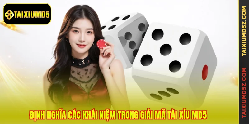 Định nghĩa các khái niệm trong giải mã tài xỉu MD5